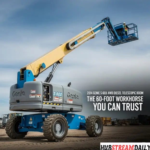 2014 Genie S-60X 4WD Diesel Telescopic Boom — Specs, Features, Performance & Benefits