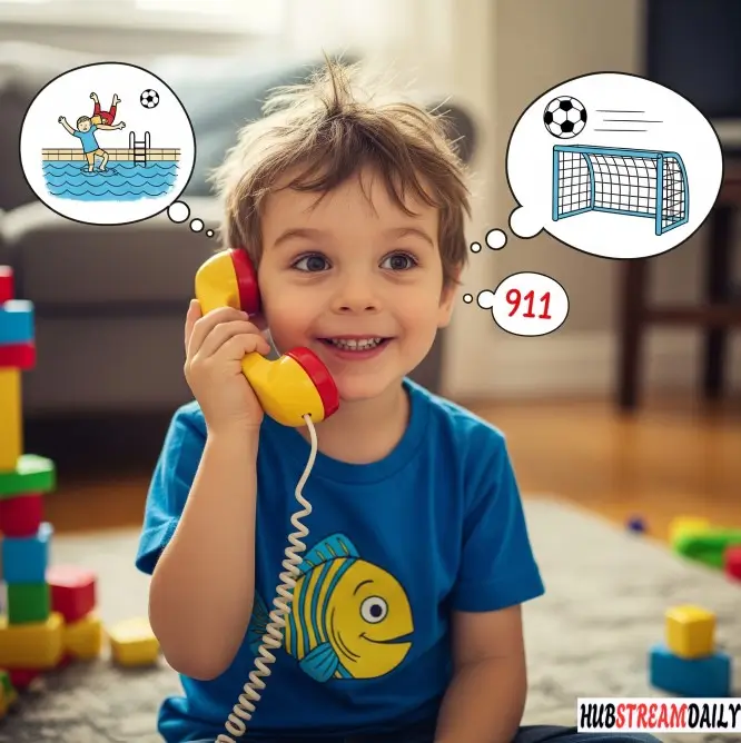 4-Year-Old Dials 911—Not for Help, But to Chat About Swimming and Soccer
