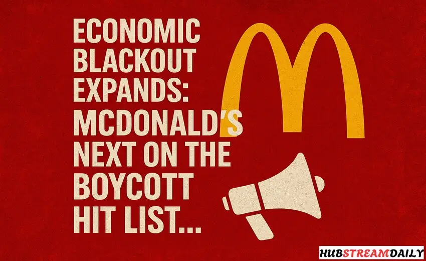 Economic Blackout Expands: McDonald’s Next on the Boycott Hit List