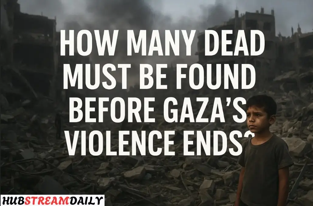 How many innocent people have to die before the violence in Gaza stops?
