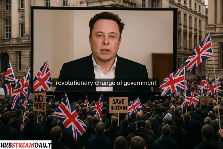 Elon Musk Joins Anti-Migrant Protest, Urges UK Shake-Up